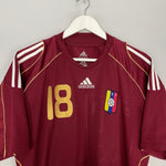 Shop 2008/10 VENEZUELA ARANGO #18 HOME SHIRT (XL) ADIDAS, classic football shirts, vintage football shirts & retro soccer jerseys at Cult Kits