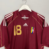 Shop 2008/10 VENEZUELA ARANGO #18 HOME SHIRT (XL) ADIDAS, classic football shirts, vintage football shirts & retro soccer jerseys at Cult Kits