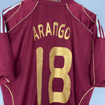 Shop 2008/10 VENEZUELA ARANGO #18 HOME SHIRT (XL) ADIDAS, classic football shirts, vintage football shirts & retro soccer jerseys at Cult Kits