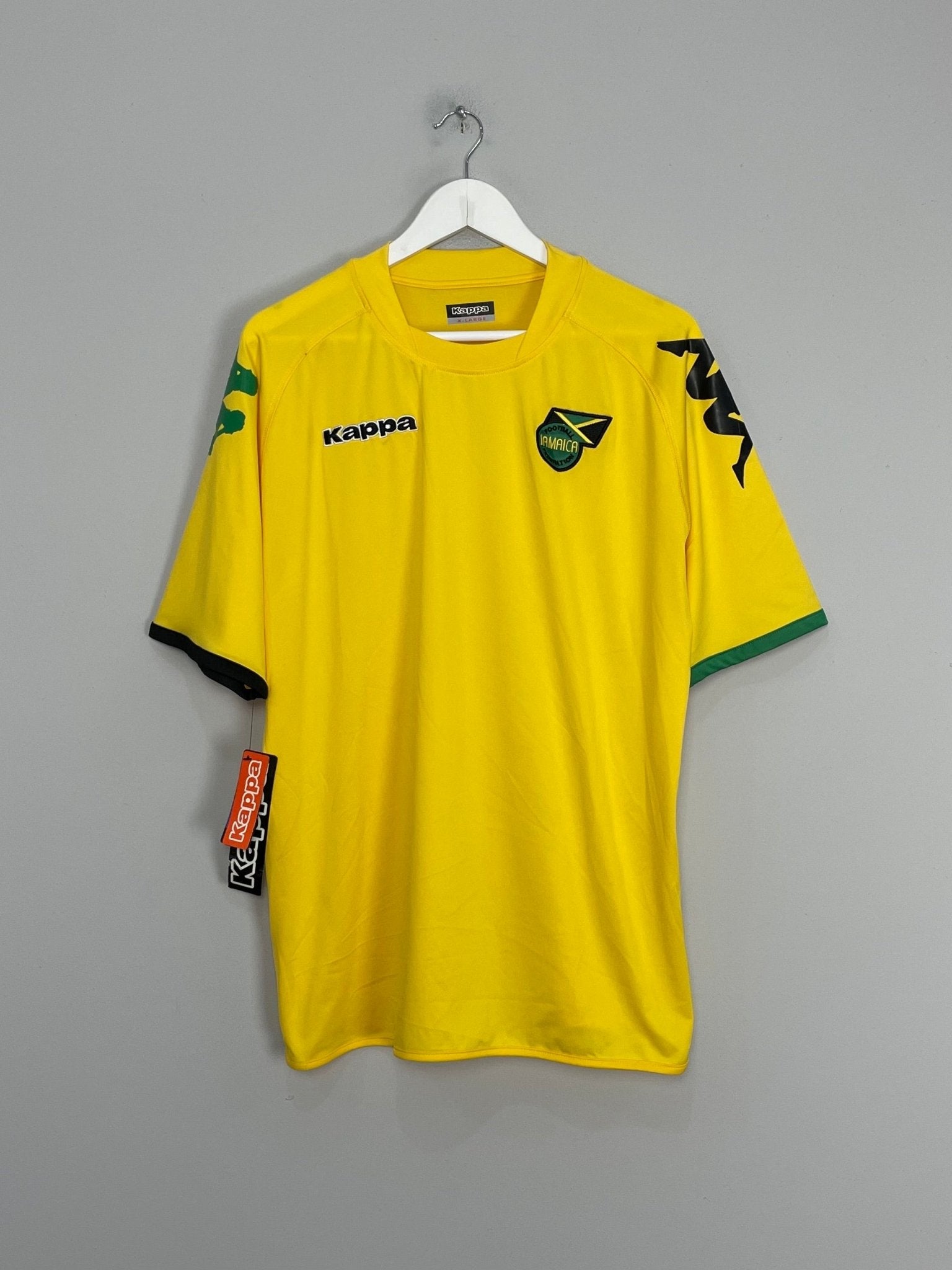 Shop 2008/12 JAMAICA *BNWT* HOME SHIRT (XL) KAPPA, classic football shirts, vintage football shirts & retro soccer jerseys at Cult Kits