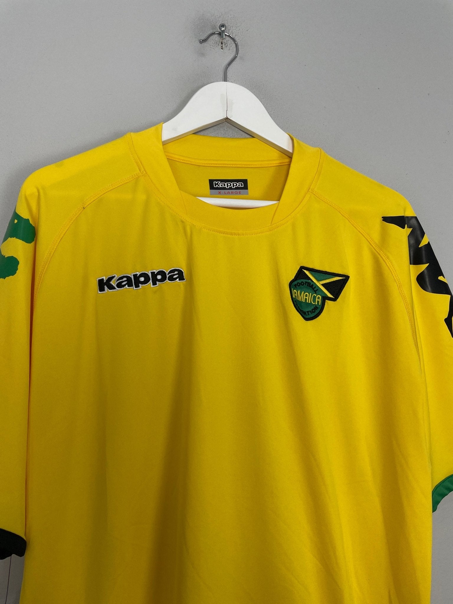 2008 12 JAMAICA BNWT HOME SHIRT XL KAPPA Cult Kits 2008-12-jamaica-bnwt-home-shirt-xl-kappa-cult-kits