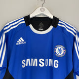 2008/09 CHELSEA TRAINING SHIRT (L) ADIDAS CLOSEUP BLUE SAMSUNG