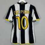 Shop 2008/09 JUVENTUS DEL PIERO #10 HOME SHIRT (S) NIKE, classic football shirts, vintage football shirts & retro soccer jerseys at Cult Kits