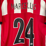 2008/09 PSV MARCELIS #24 *MATCH ISSUE + SIGNED* C/L HOME SHIRT (M) NIKE BACK SIGNATURE
