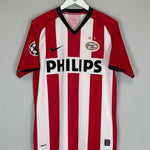 2008/09 PSV MARCELIS #24 *MATCH ISSUE + SIGNED* C/L HOME SHIRT (M) NIKE CHAMPIONS LEAGUE SPONSOR PHILIPS 