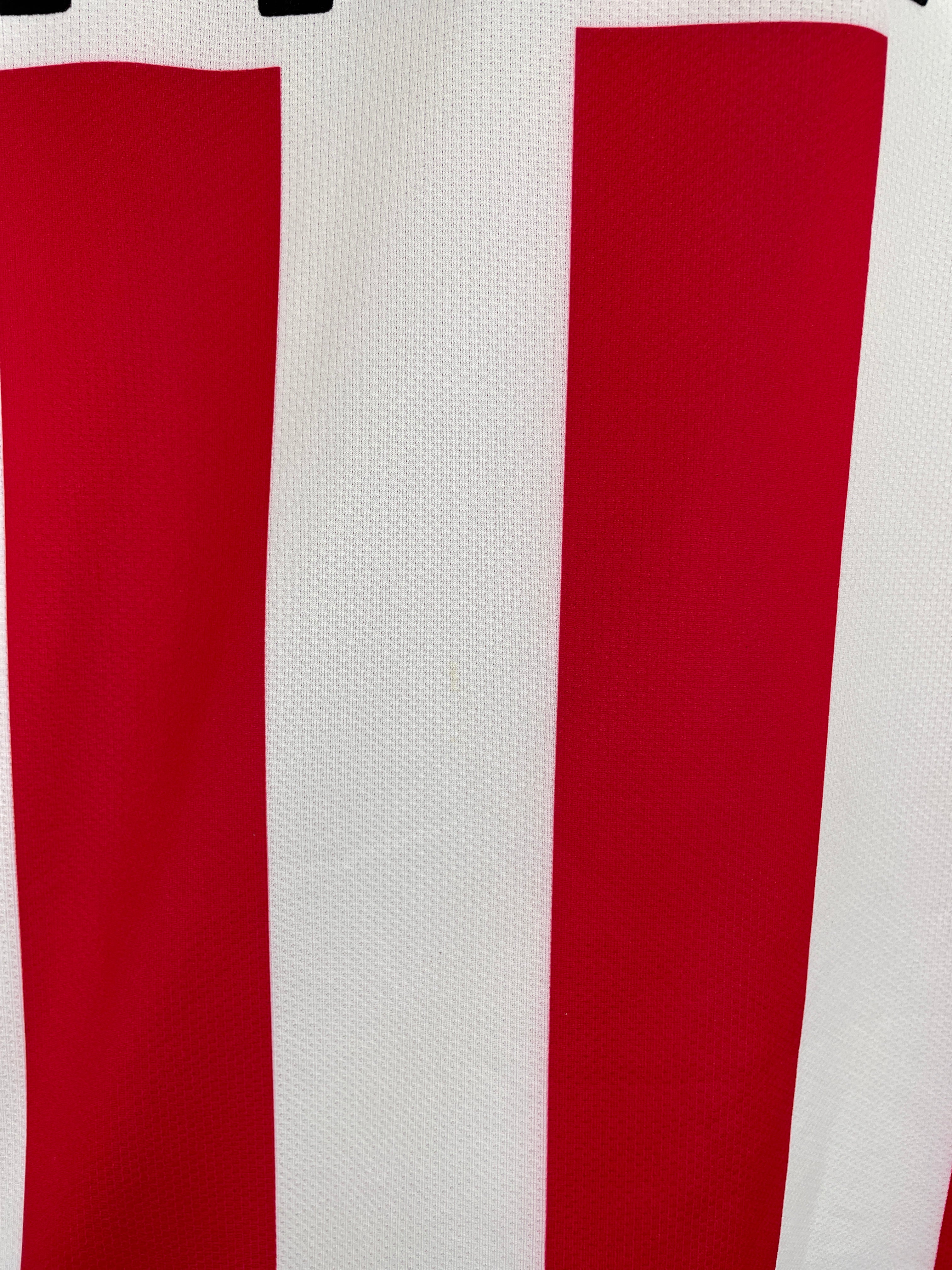 2008/09 PSV MARCELIS #24 *MATCH ISSUE + SIGNED* C/L HOME SHIRT (M) NIKE PHILIPS STRIPES