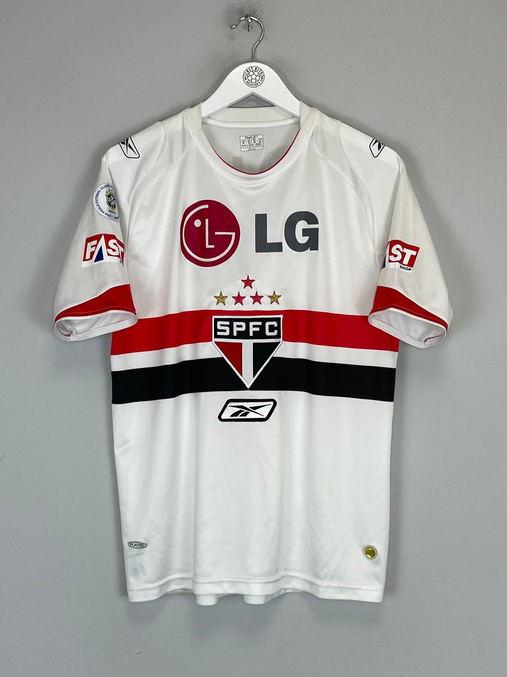 2008/09 SAO PAULO #7 HOME SHIRT (M) REEBOK