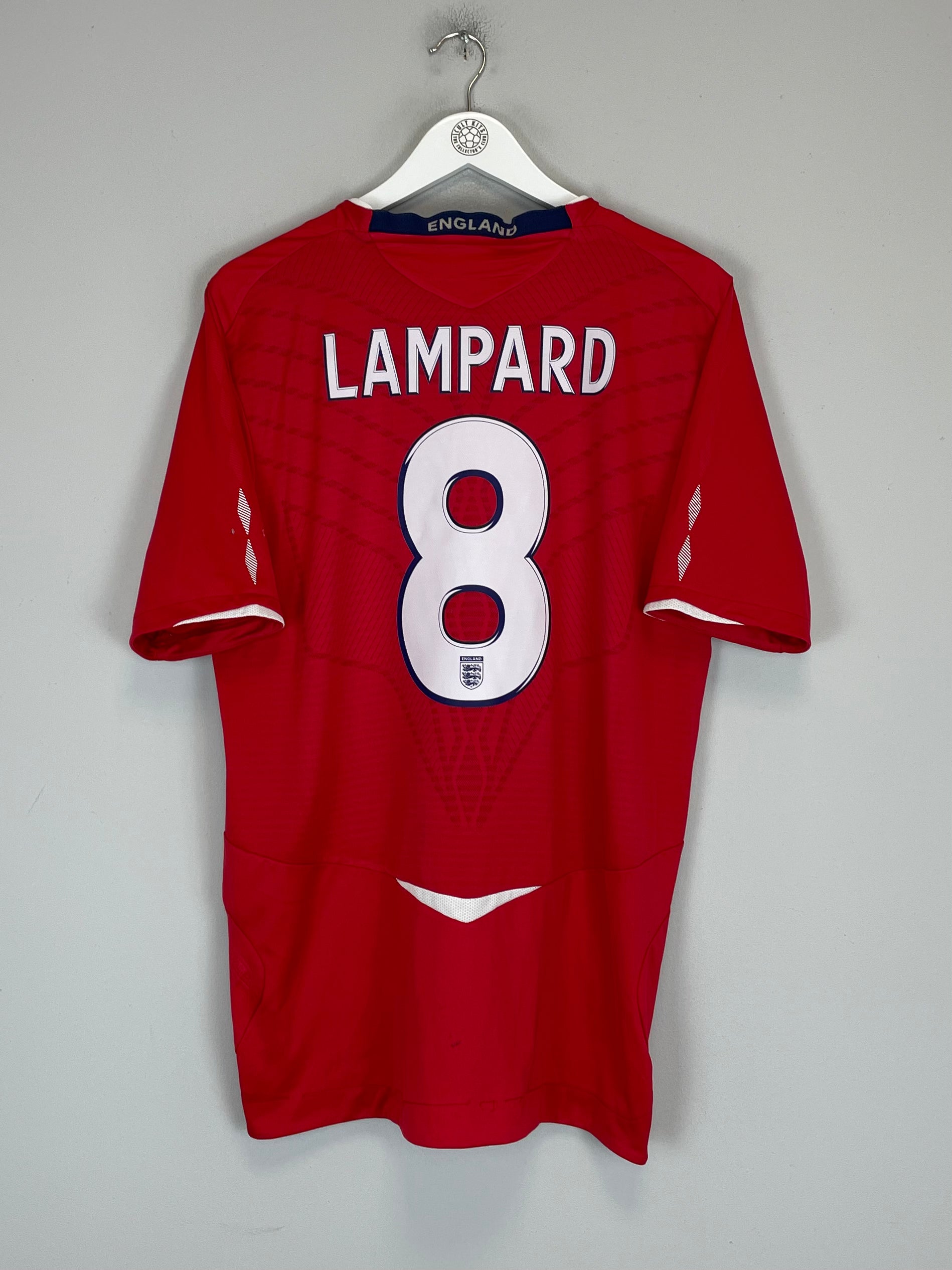 2008/10 ENGLAND LAMPARD #8 AWAY SHIRT (L) UMBRO