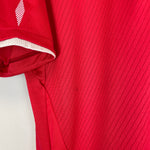 2008/10 ENGLAND LAMPARD #8 AWAY SHIRT (L) UMBRO DETAIL SLEEVE DIAMOND RED WHITE