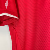 2008/10 ENGLAND LAMPARD #8 AWAY SHIRT (L) UMBRO DETAIL SLEEVE DIAMOND RED WHITE