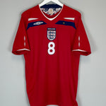 2008/10 ENGLAND LAMPARD #8 AWAY SHIRT (L) UMBRO FRANK CENTRAL