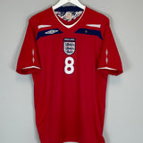 2008/10 ENGLAND LAMPARD #8 AWAY SHIRT (L) UMBRO FRANK CENTRAL