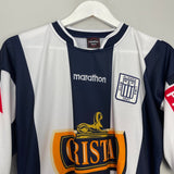 Shop 2009 ALIANZA LIMA #10 HOME SHIRT (M) MARATHON, classic football shirts, vintage football shirts & retro soccer jerseys at Cult Kits