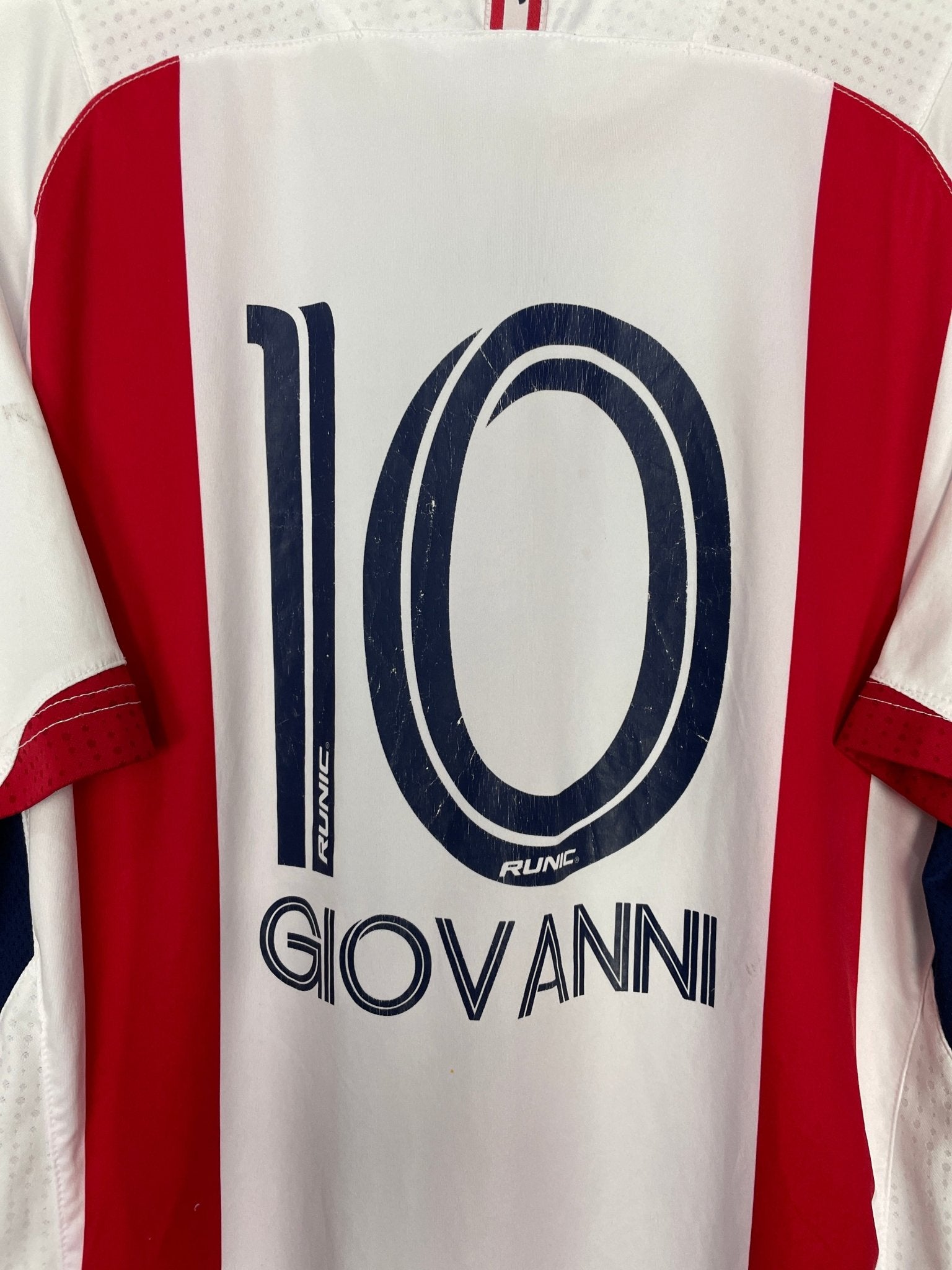Shop 2009 JUNIOR FC GIOVANNI #10 HOME SHIRT (M) RINIC, classic football shirts, vintage football shirts & retro soccer jerseys at Cult Kits