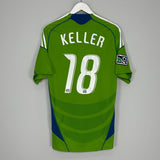 Shop 2009 SEATTLE SOUNDERS KELLER #18 HOME SHIRT (M) ADIDAS, classic football shirts, vintage football shirts & retro soccer jerseys at Cult Kits