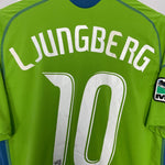 Shop 2009 SEATTLE SOUNDERS LJUNGBERG #10 HOME SHIRT (M) ADIDAS, classic football shirts, vintage football shirts & retro soccer jerseys at Cult Kits