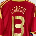2009 SPAIN LLORENTE 13 CONFEDERATIONS CUP HOME SHIRT (XXL) ADIDAS - Cult Kits - XXL - Buy Vintage Football Shirts, Authentic Retro Football Shirts For Sale, Classic Football Shirts & Soccer Jersey