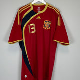 2009 SPAIN LLORENTE 13 CONFEDERATIONS CUP HOME SHIRT (XXL) ADIDAS - Cult Kits - XXL - Buy Vintage Football Shirts, Authentic Retro Football Shirts For Sale, Classic Football Shirts & Soccer Jersey
