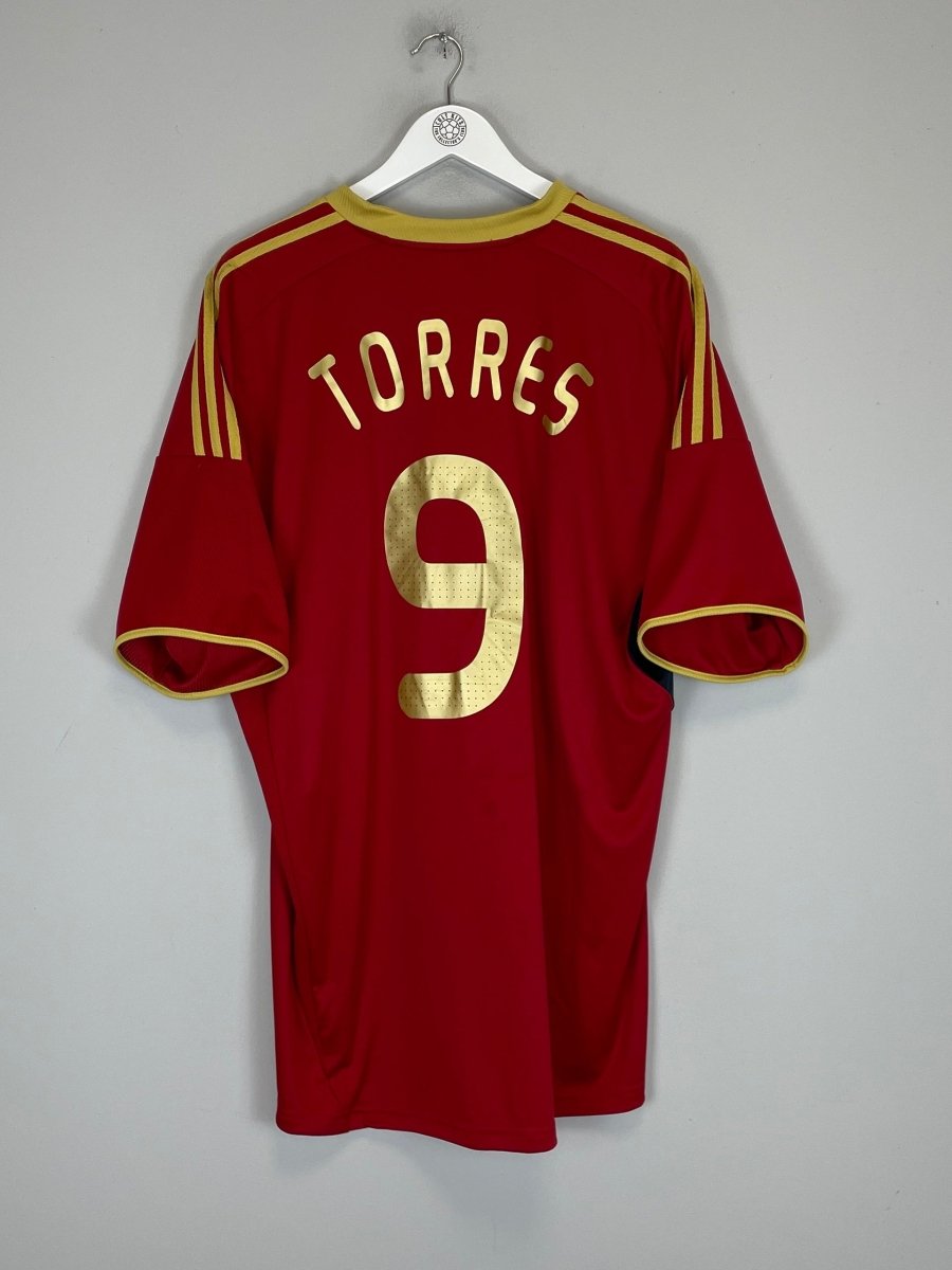 2009 SPAIN TORRES 9 CONFEDERATIONS CUP SHIRT (XXL) ADIDAS - Cult Kits - XXL - Buy Vintage Football Shirts, Authentic Retro Football Shirts For Sale, Classic Football Shirts & Soccer Jersey