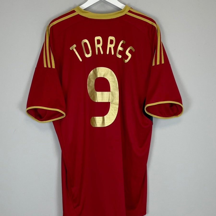2009 SPAIN TORRES 9 CONFEDERATIONS CUP SHIRT (XXL) ADIDAS - Cult Kits - XXL - Buy Vintage Football Shirts, Authentic Retro Football Shirts For Sale, Classic Football Shirts & Soccer Jersey