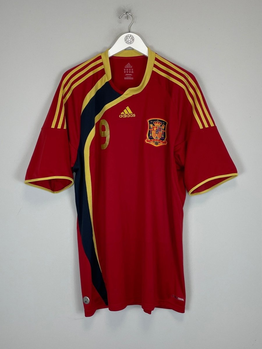 2009 SPAIN TORRES 9 CONFEDERATIONS CUP SHIRT (XXL) ADIDAS - Cult Kits - XXL - Buy Vintage Football Shirts, Authentic Retro Football Shirts For Sale, Classic Football Shirts & Soccer Jersey