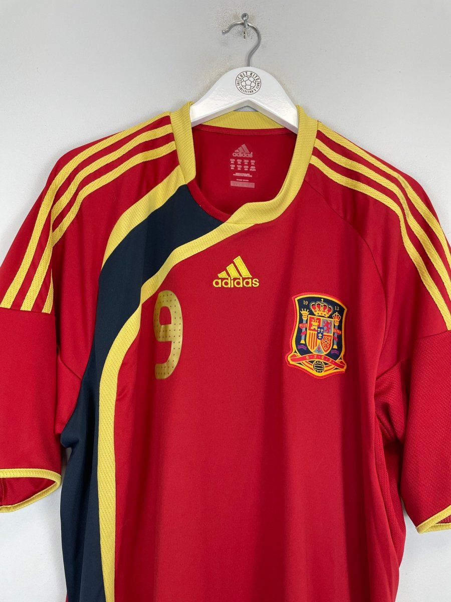 2009 SPAIN TORRES 9 CONFEDERATIONS CUP SHIRT (XXL) ADIDAS - Cult Kits - XXL - Buy Vintage Football Shirts, Authentic Retro Football Shirts For Sale, Classic Football Shirts & Soccer Jersey