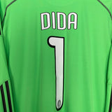 Shop 2009/10 AC MILAN DIDA #1 GK SHIRT (XXL) ADIDAS, classic football shirts, vintage football shirts & retro soccer jerseys at Cult Kits