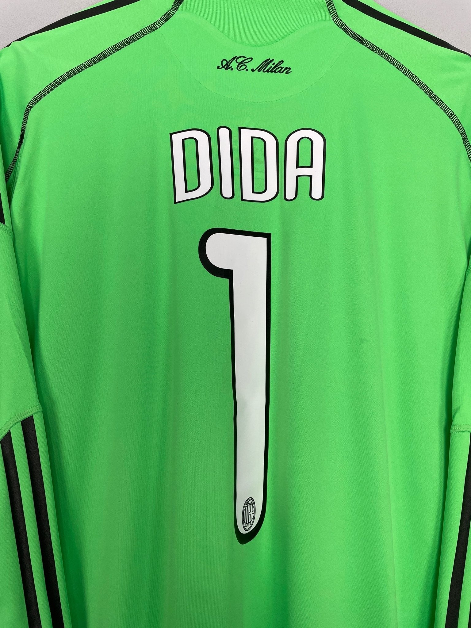 Shop 2009/10 AC MILAN DIDA #1 GK SHIRT (XXL) ADIDAS, classic football shirts, vintage football shirts & retro soccer jerseys at Cult Kits
