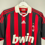 Shop 2009/10 AC MILAN MALDINI #3 HOME SHIRT (M) ADIDAS, classic football shirts, vintage football shirts & retro soccer jerseys at Cult Kits