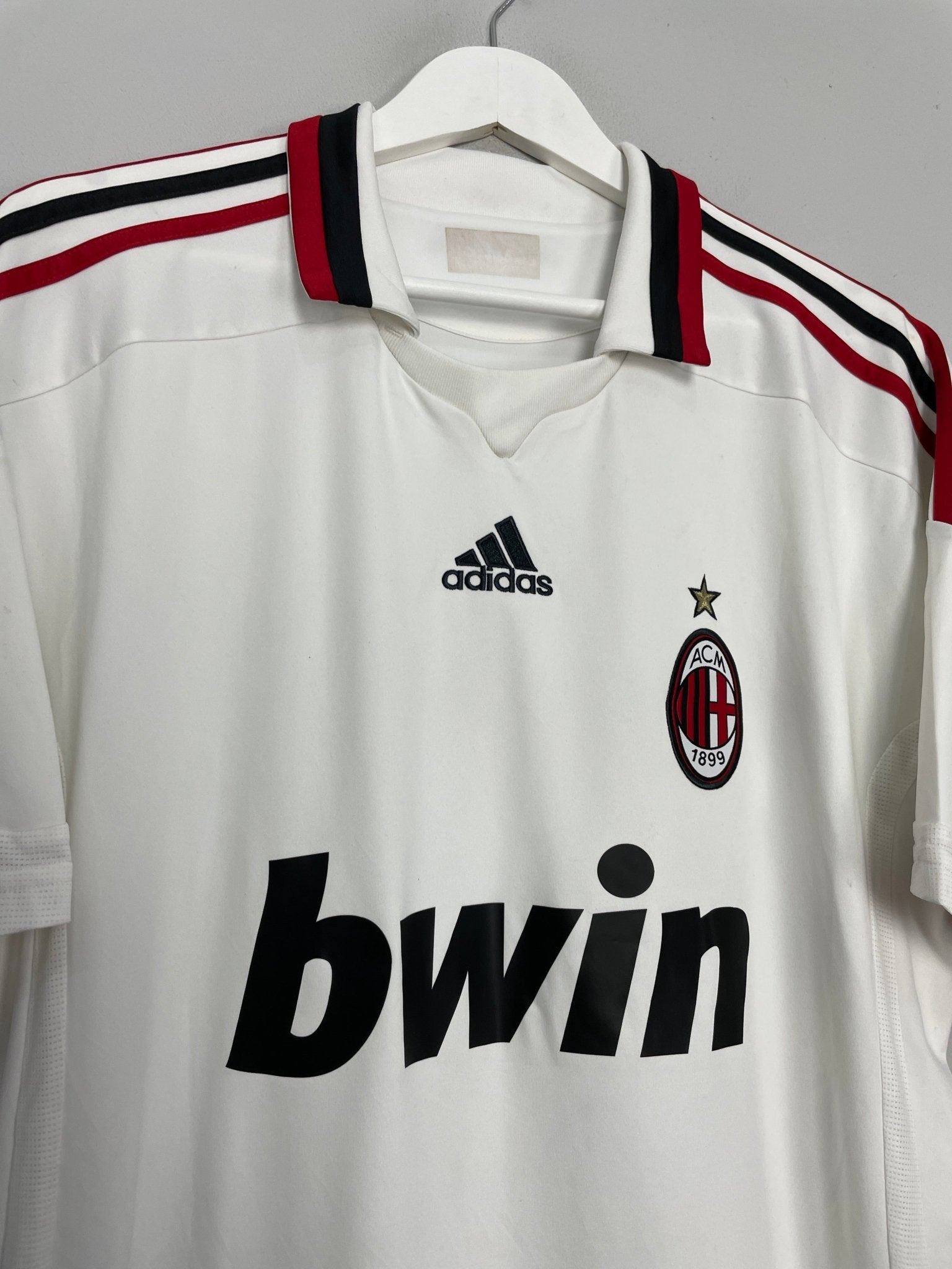 Shop 2009/10 AC MILAN RONALDINHO #80 AWAY SHIRT (XL) ADIDAS, classic football shirts, vintage football shirts & retro soccer jerseys at Cult Kits