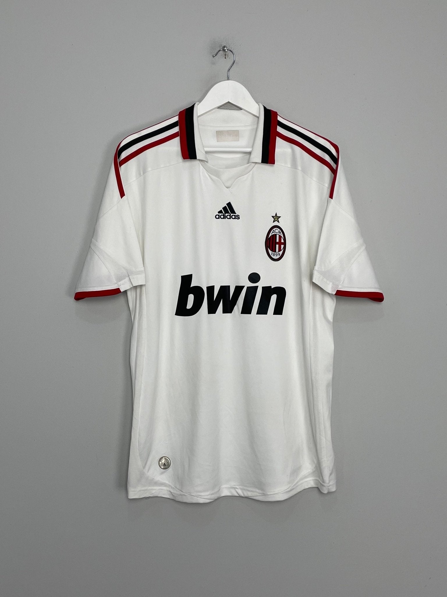 Shop 2009/10 AC MILAN RONALDINHO #80 AWAY SHIRT (XL) ADIDAS, classic football shirts, vintage football shirts & retro soccer jerseys at Cult Kits