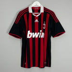 Shop 2009/10 AC MILAN RONALDINHO #80 HOME SHIRT (L) ADIDAS, classic football shirts, vintage football shirts & retro soccer jerseys at Cult Kits