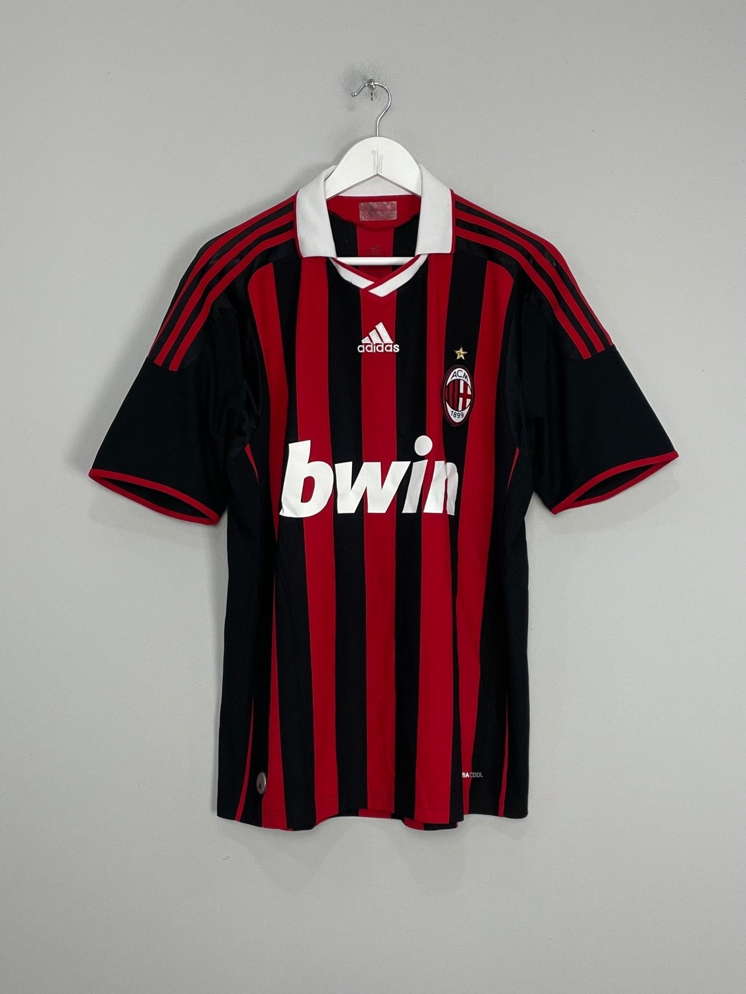 Shop 2009/10 AC MILAN RONALDINHO #80 HOME SHIRT (L) ADIDAS, classic football shirts, vintage football shirts & retro soccer jerseys at Cult Kits