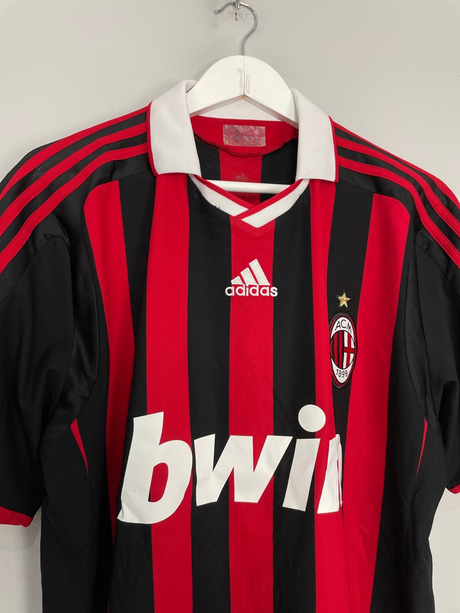 2009/10 AC MILAN RONALDINHO #80 HOME SHIRT (L) ADIDAS – Cult Kits
