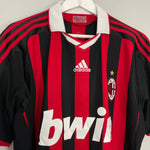 Shop 2009/10 AC MILAN RONALDINHO #80 HOME SHIRT (L) ADIDAS, classic football shirts, vintage football shirts & retro soccer jerseys at Cult Kits