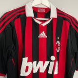Shop 2009/10 AC MILAN RONALDINHO #80 HOME SHIRT (L) ADIDAS, classic football shirts, vintage football shirts & retro soccer jerseys at Cult Kits