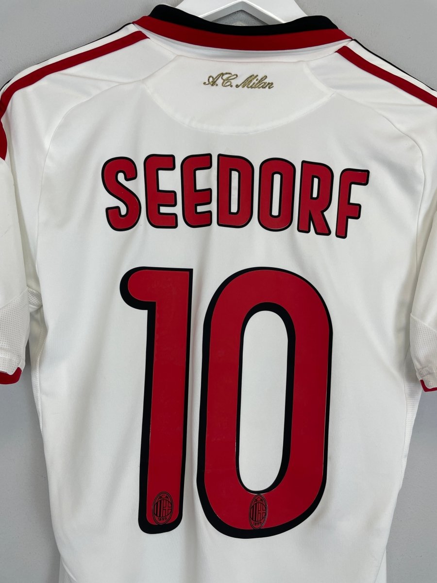 2009/10 AC MILAN SEEDORF 10 AWAY SHIRT (S) ADIDAS - Cult Kits - Small - Buy Vintage Football Shirts, Authentic Retro Football Shirts For Sale, Classic Football Shirts & Soccer Jersey