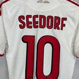2009/10 AC MILAN SEEDORF 10 AWAY SHIRT (S) ADIDAS - Cult Kits - Small - Buy Vintage Football Shirts, Authentic Retro Football Shirts For Sale, Classic Football Shirts & Soccer Jersey