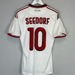2009/10 AC MILAN SEEDORF 10 AWAY SHIRT (S) ADIDAS - Cult Kits - Small - Buy Vintage Football Shirts, Authentic Retro Football Shirts For Sale, Classic Football Shirts & Soccer Jersey