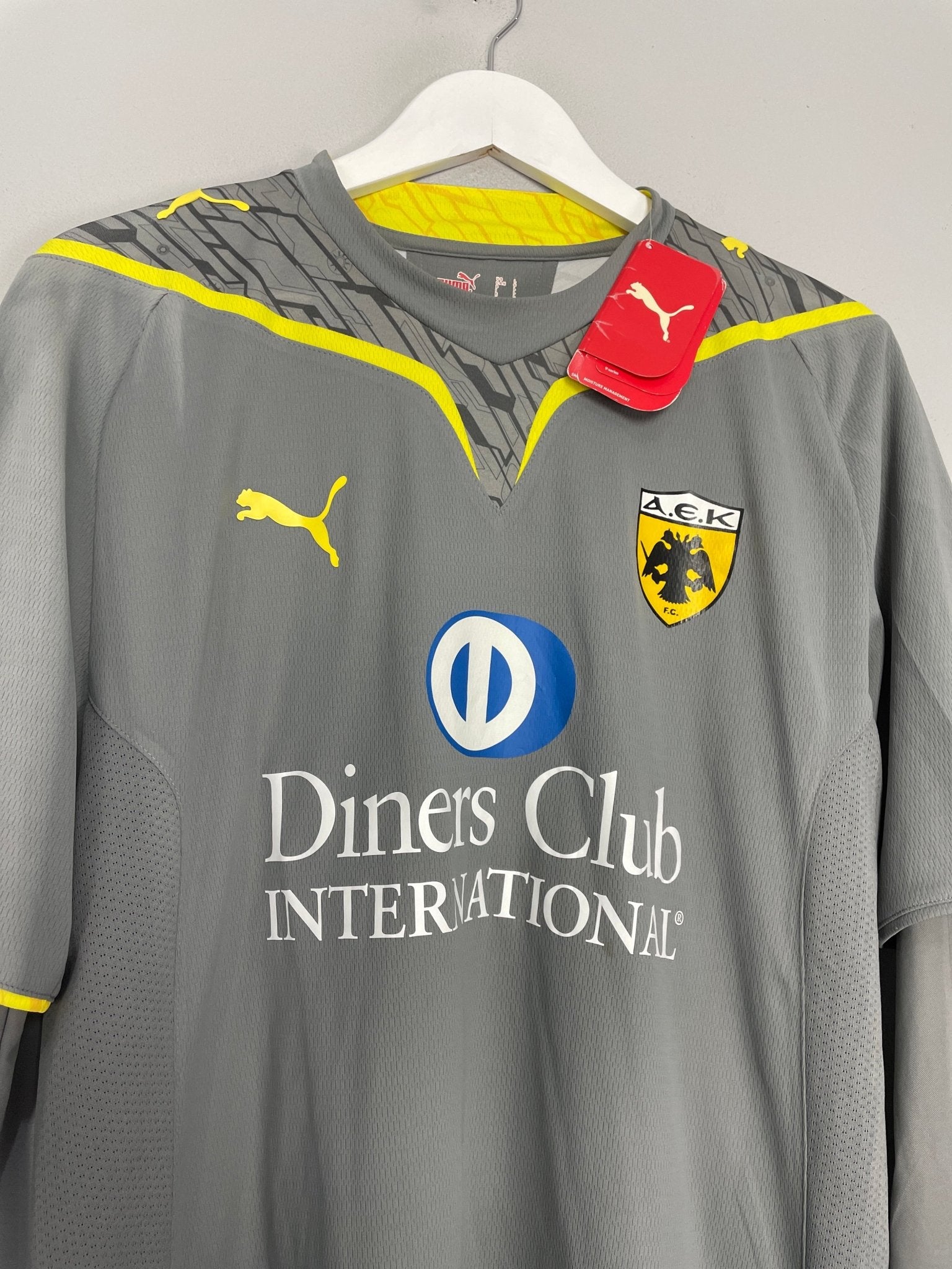 Shop 2009/10 AEK ATHENS #12 *BNWT* L/S THIRD SHIRT (L) PUMA, classic football shirts, vintage football shirts & retro soccer jerseys at Cult Kits