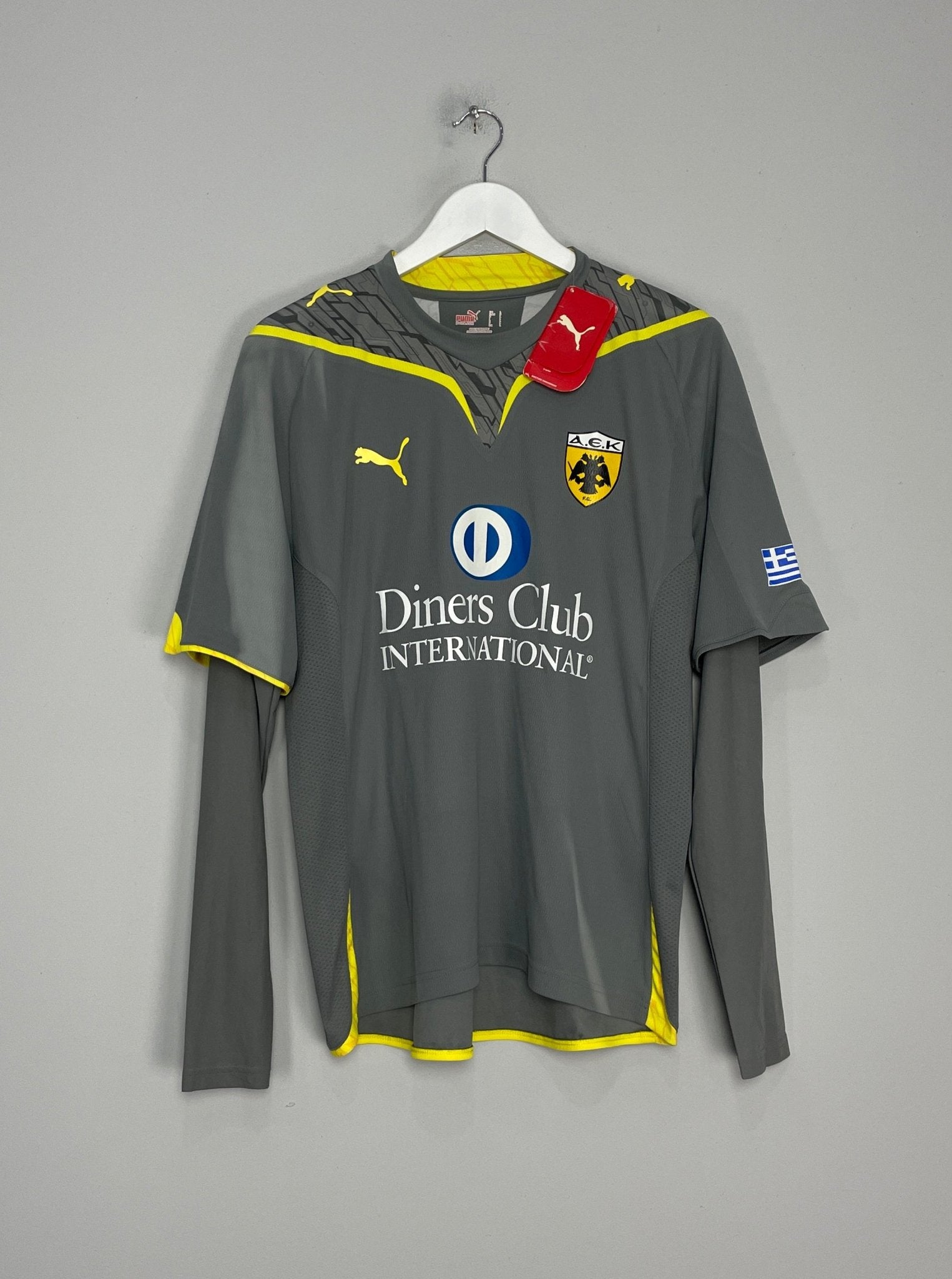Shop 2009/10 AEK ATHENS #12 *BNWT* L/S THIRD SHIRT (L) PUMA, classic football shirts, vintage football shirts & retro soccer jerseys at Cult Kits