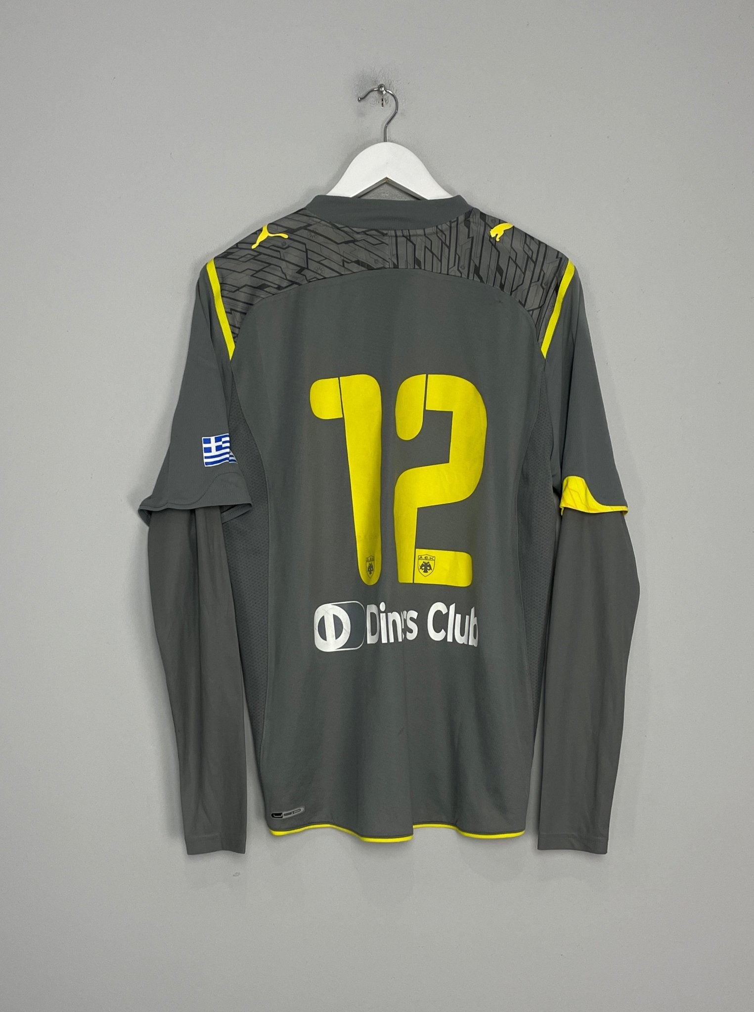 Shop 2009/10 AEK ATHENS #12 *BNWT* L/S THIRD SHIRT (L) PUMA, classic football shirts, vintage football shirts & retro soccer jerseys at Cult Kits