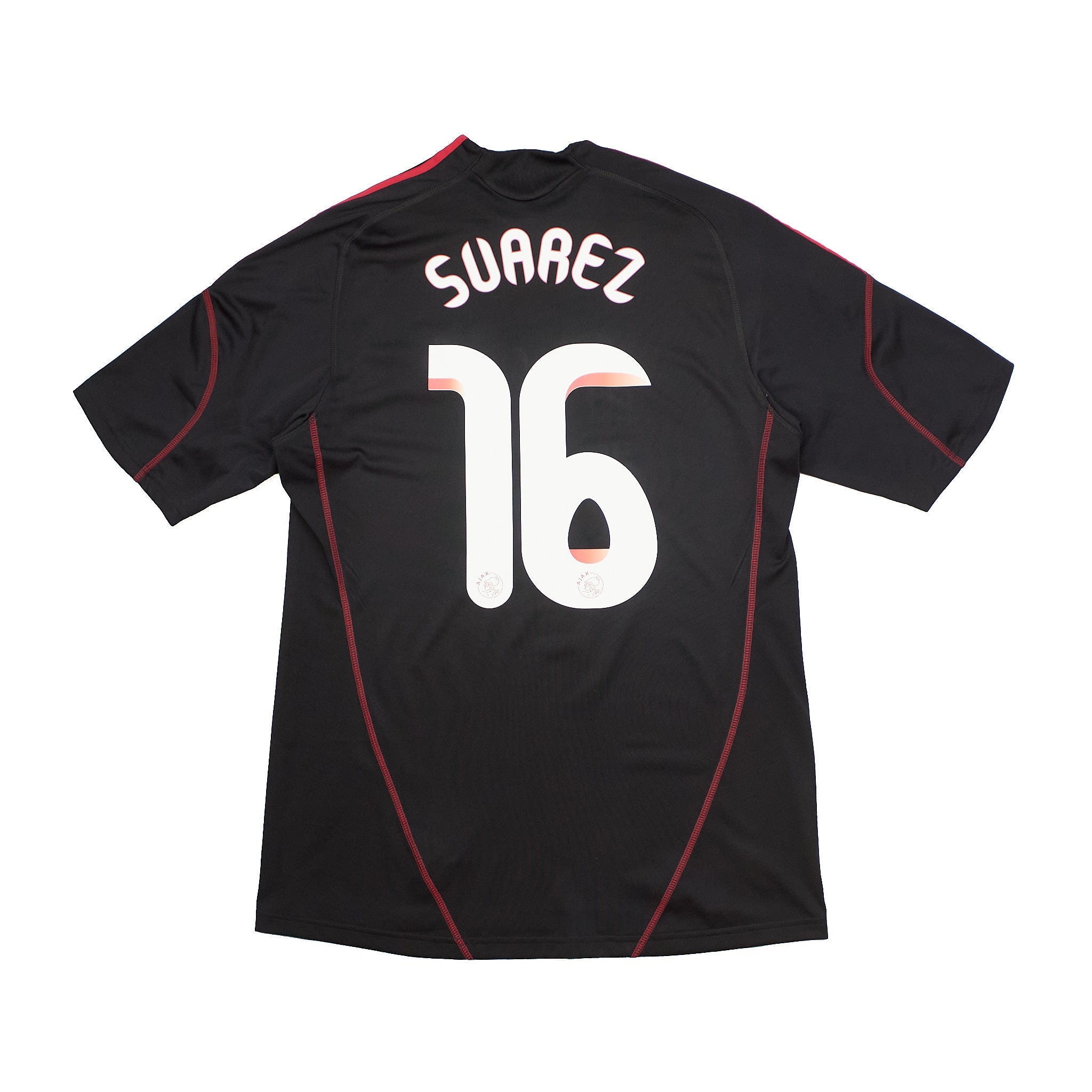 Buy 2009/10 Ajax Suarez 16 Away Shirt (M) Adidas ~ Free worldwide shipping ~ Authentic Vintage Football Shirts from Cult Kits