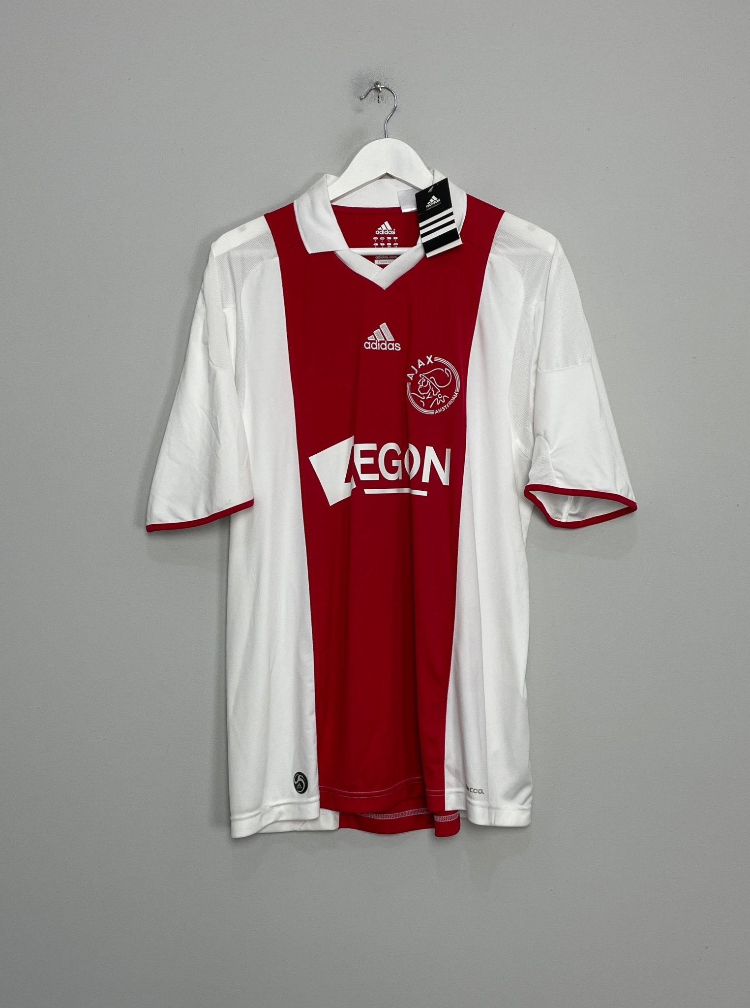 Shop 2009/10 AJAX SUAREZ #7 *BNWT* HOME SHIRT (L) ADIDAS, classic football shirts, vintage football shirts & retro soccer jerseys at Cult Kits