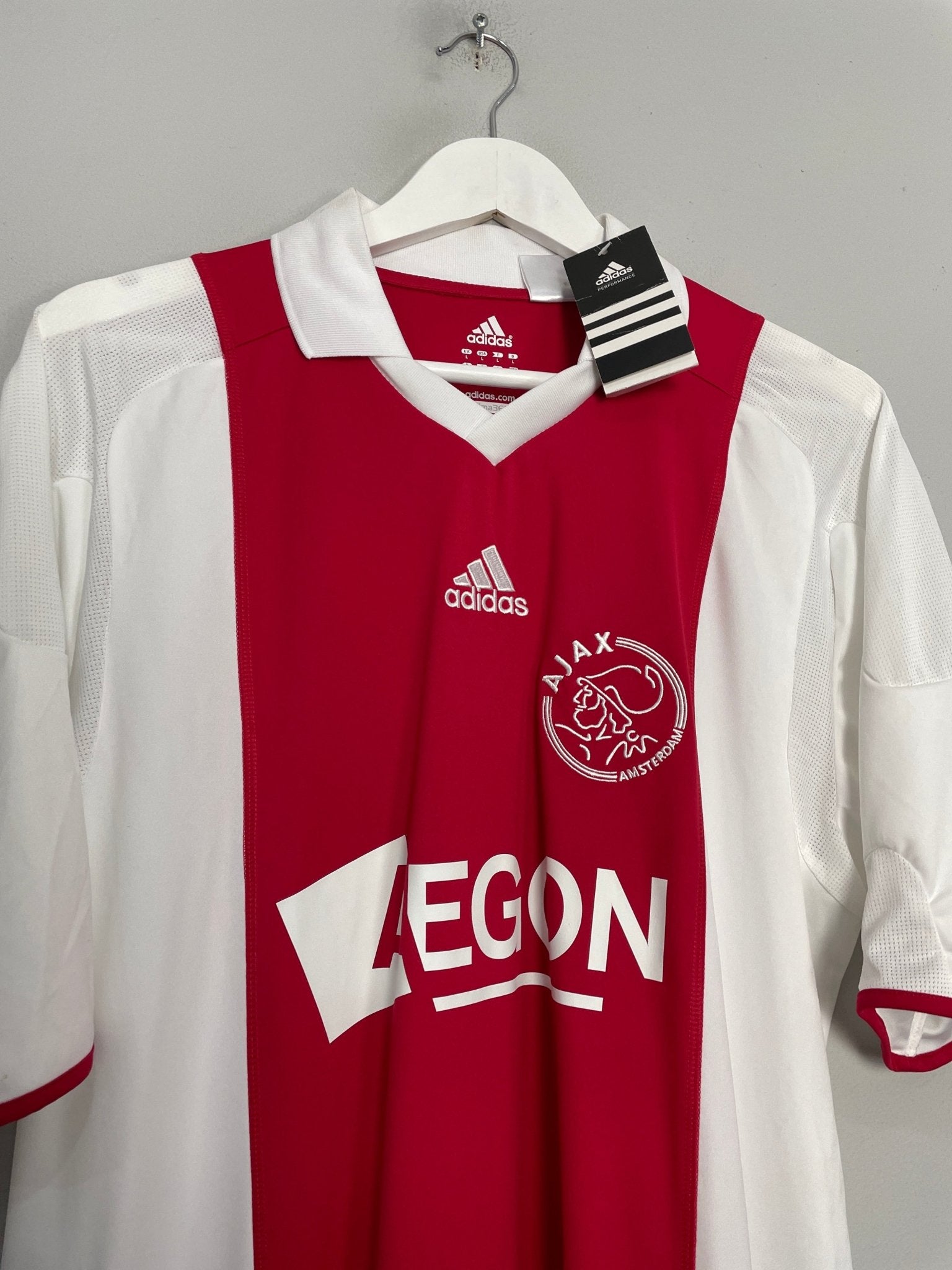 Shop 2009/10 AJAX SUAREZ #7 *BNWT* HOME SHIRT (L) ADIDAS, classic football shirts, vintage football shirts & retro soccer jerseys at Cult Kits