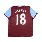 Buy 2009/10 Aston Villa Heskey 18 Home Shirt (L) Nike ~ Free worldwide shipping ~ Authentic Vintage Football Shirts from Cult Kits