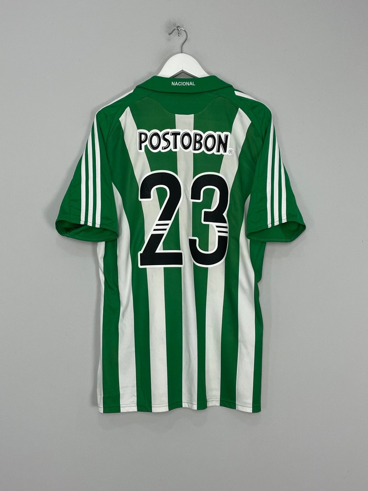 Shop 2009/10 ATLETICO NACIONAL #23 HOME SHIRT (L) ADIDAS, classic football shirts, vintage football shirts & retro soccer jerseys at Cult Kits