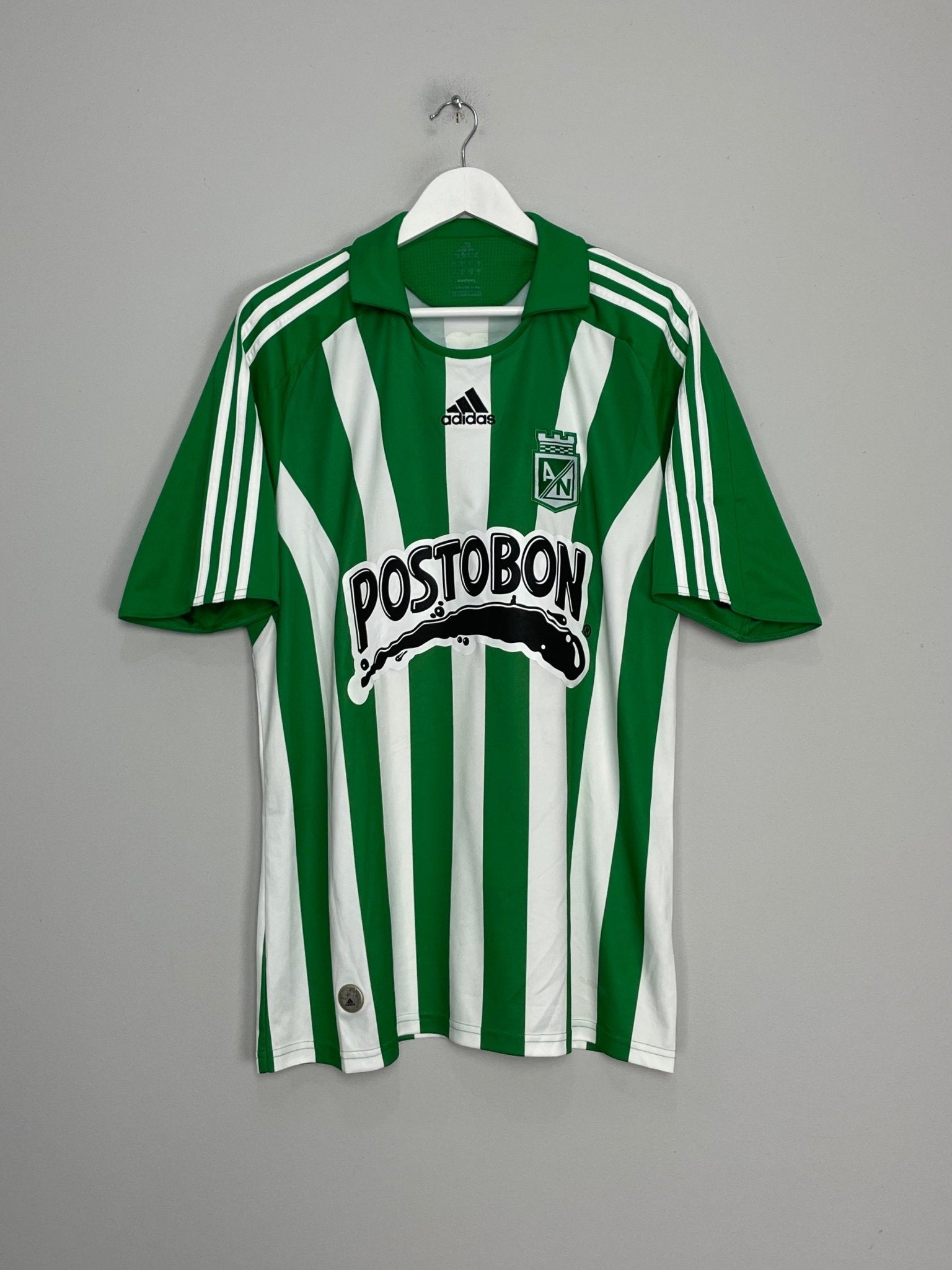 Shop 2009/10 ATLETICO NACIONAL HOME SHIRT (L) ADIDAS, classic football shirts, vintage football shirts & retro soccer jerseys at Cult Kits