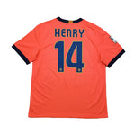 Buy 2009/10 Barcelona Henry 14 Away Shirt (L) Nike ~ Free worldwide shipping ~ Authentic Vintage Football Shirts from Cult Kits