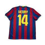 Buy 2009/10 Barcelona Henry 14 Home Shirt (L) Nike ~ Free worldwide shipping ~ Authentic Vintage Football Shirts from Cult Kits